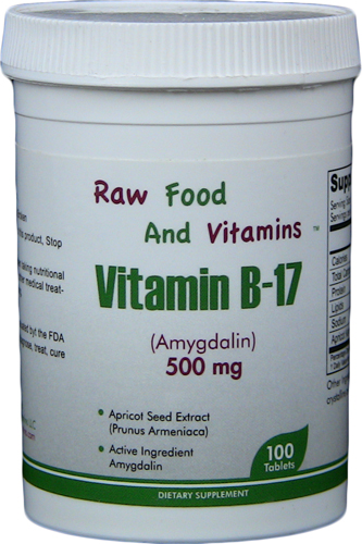 500mg vitamin b17 tablets